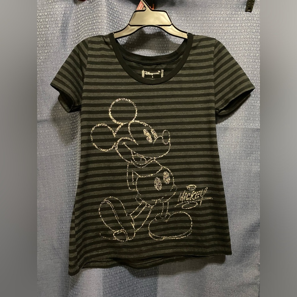 Mickey black shirt size large Disney shirt top blouse women’s clothes